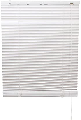 thesecrethome.es | Persianas Venecianas Blanca PVC - Estores para Ventanas enrollables - salón, Cocina, Dormitorio, despacho (Ancho 180 x Largo 175 cm)