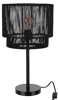 J-Line LAMPE PAUL SEIL METALL SCHWARZ