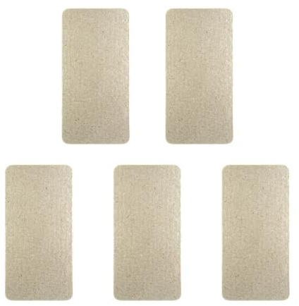 JOYSOG Cubierta de Guía de Ondas para Microondas Rebanada de Mica, 5 Piezas Placas Láminas de Mica Pieza de Reparación de Horno Microondas para Galanz Accesorios de Aislamiento Térmico (10 * 5cm)