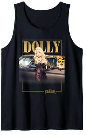 Dolly Parton Rockstar Gold Tank Top