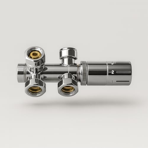 Weber NOVO Multiblock Thermostatventil Ventilhahnblock (Ventilhahnblock Chrom)
