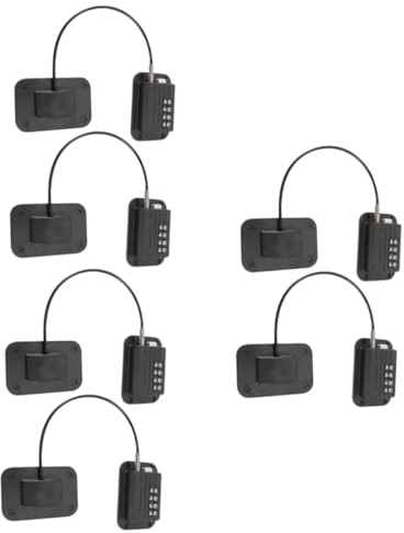 Healvian 6 Sets Kindersichere Kühlschrankschlösser Mit Mehreren Zahlencodes Für Jungen Und Mädchen