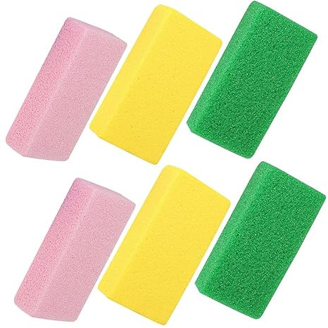 Ipetboom 6stücke Fußbimsstein Für Hornhautentferner Fußpeeling-tool Pediküre-werkzeug Wiederverwendbar Hautfreundlich Dead Skin Remover Für Füße