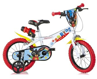 Dino Bikes Für Bing Kinderfahrrad 14 Zoll geeignet für Kinder mit Einer Körpergröße von 95 bis 110 cm