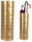 Fabater Porte-Parapluie, Porte-Parapluie en Métal, Organisateur de Porte-Parapluie D'intérieur avec Conception Creuse, Rangement de Parapluie pour Entrée, Bureau, Maison (GOLD)
