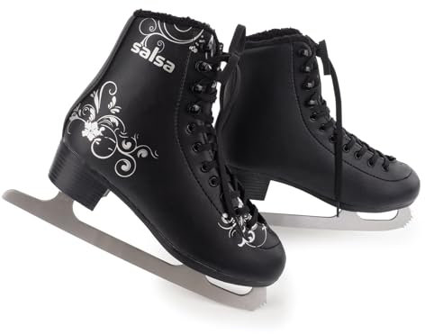 MTP-Racing Schlittschuhe Damen/Mädchen BAUD gefüttert schwarz 39 (40)