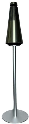 ZGOUO Speaker Floor Stand is Compatible with Bang&Olufsen Beosound 2 (First, Second, and Third Generations), Made of Aluminum Alloy Material, with Built-in Power Cord (Silver Single)