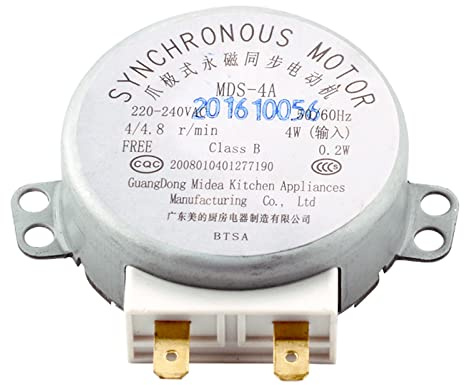 Kadagg für Mikrowellenherd-Teile, Mikrowellenherd-Synchronmotor, Tablettmotoren MDS-4A AC220-240V 50/60Hz, Metall