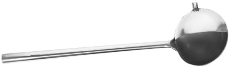 BRIGHTFUFU Stainless Steel Sauce Ladle Handle for Kitchen Soup Dressing and Gravy and Easy to Clean for Home and Restaurant Use