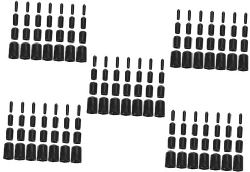 iplusmile 400stücke Teiliges Von Flexiblen Gummikappen Für Schraubengewinde Hochtemperaturbeständige Schutzkappen Für Möbelbeine Rohre Und Schraubenköpfe Innendurchmesser