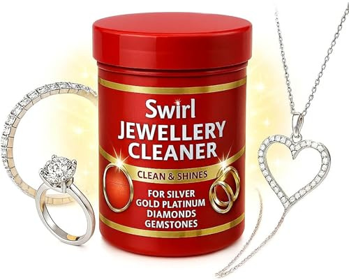 Liquid Jewellery Cleaner 145ml Gentle and Effective Cleaning Solution for Gold Silver and Gemstones Restores Shine and Brilliance by Dhanush Enterprise