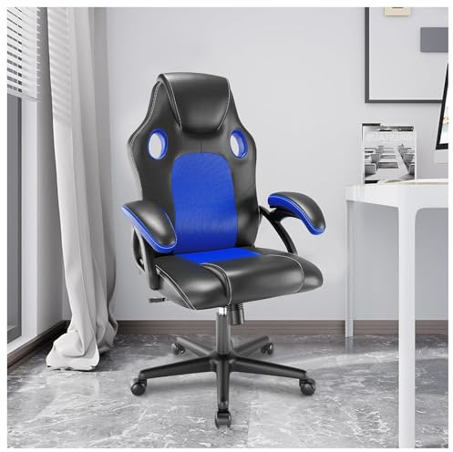 HTI living Bürostuhl ECO Daytona Blau Gaming Stuhl Drehstuhl Schreibtischstuhl