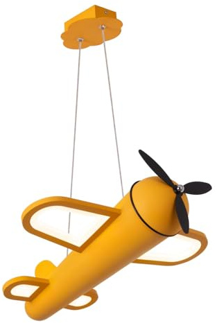 Lucide Foxker – Hängeleuchte für Kinderzimmer – LED – 1 x 28 W 2500 K – Gelb