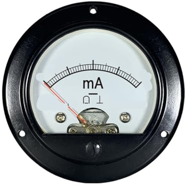 SHMKBDPF SD65 DC mA Ampere Meter Black 65mm Aperture(DC 1mA)