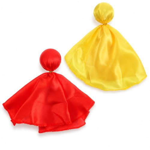 2pcs Football Penalty Flags, Referee Throw Flags for Games and Practice | Bright Two-Color Set, Lightweight Handheld Design, Easy to Carry for Sports Events, Training, and Party Use