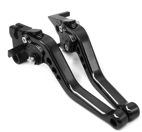 Kupplungshebel Motorrad Bremsen Bull Horn Einstellbare Bremsen Kupplungshebel Fit Für Yamaha Yzf R1 R6 Yzf R1 Yzf R6 Yzf-R6 1999-2004 Yzf R6s Bremshebel Kupplungs(Black)