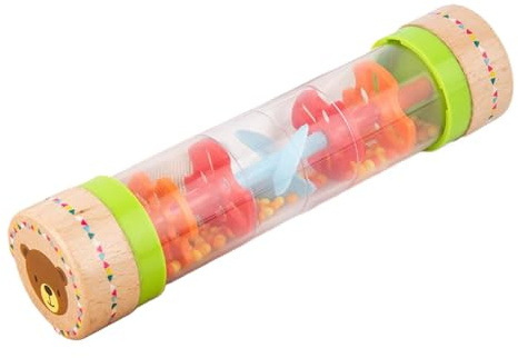 Tube Shaker De Pluie – Instrument À Hochet En Forme De Bâton De Pluie, Créateur De Sons Doux | Jouet De Rythme Sensoriel Pour Nourrissons Et Tout-petits, Écoute Relaxante, Activité Musicale, Aide Au J
