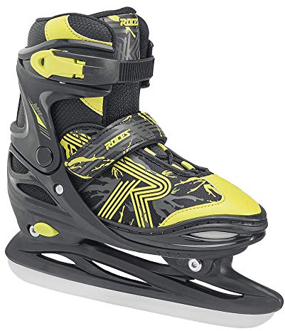 Roces Jungen Jokey Ice 3.0 Boy Schlittschuh, Black-Lime, 26-29