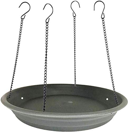 Pmsanzay Bird Seed Catcher & Platform Feeder - Hanging Tray with Seed Hoop