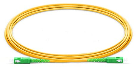Generico ECI ELETTROFORNITURE SC Patchcord 10 MT cavo Patch in fibra ottica 2.0mm PVC G657A ponticello in fibra Simplex SM FTTH cavo ottico fibra optica