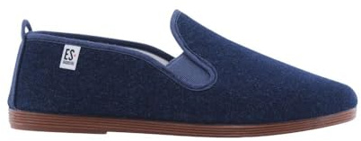 escoolers E55 Kung-Fu sneaker i duk och stängning med elastisk lätt och bekväm med flexibel gummisula. Tillverkad i Spanien., Vit, 36 EU