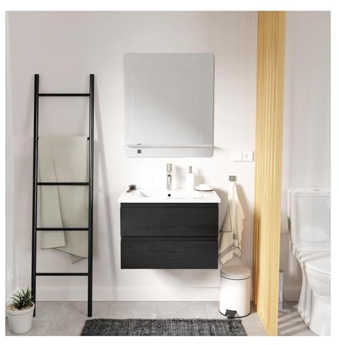 MOB-IN Meuble Simple Vasque 60cm Sorrento + Vasque