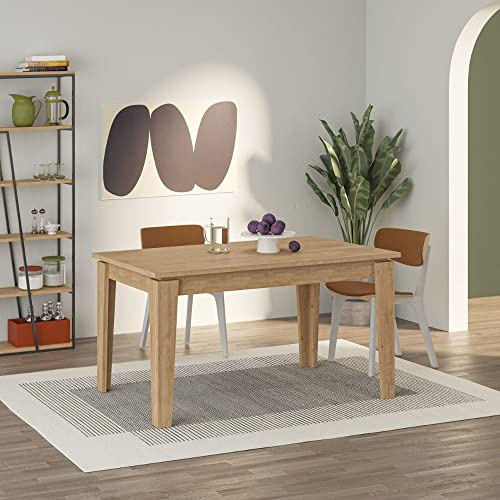 Ausziehtisch 140x80 cm Eiche Farbe - Tolmen
