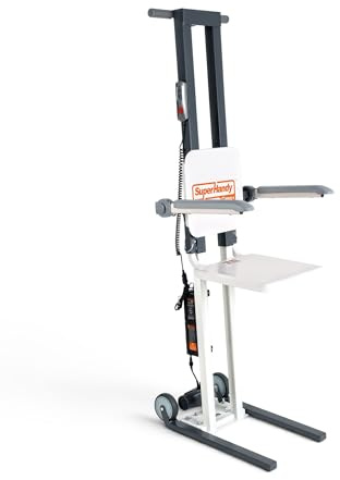 SuperHandy GoRise FS Electric Floor-to-Stand Lift | 227kg Capacity, Portable Adjustable Standing Aid with Ergonomic Design for Seniors, Disabled Users and Home Care
