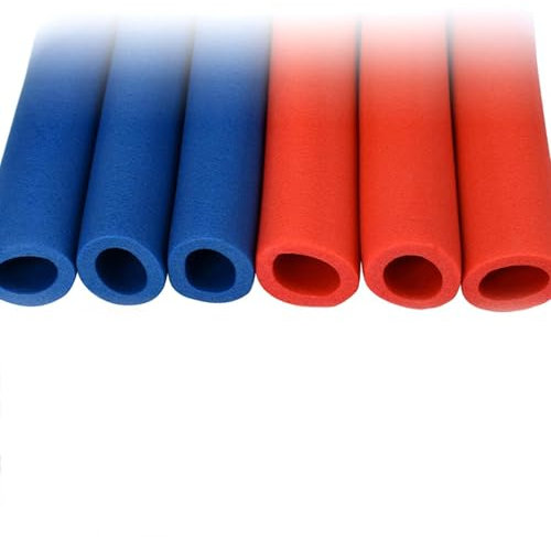 INLAW Schaumstoff-Rohrisolierung 6-60mm Wärmeerhaltung Isolierter Schlauch 1.8m/2m Länge Zur Verhinderung des Einfrierens Von Wasserrohren Im Freien Im Winter (Color : Red, Size : ID19mm*T9mm*L1.8m)
