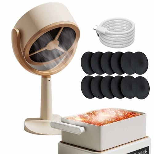 Lorivu Smoke Purifier, Smoke Purifier For Smoking Indoors Portable Smoke Purifier Fan Portable Kitchen Exhaust Fan Air Purifiers For Home Car Office Filter Fumes (Color : Rechargeable Model)