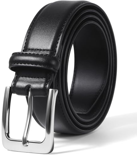 VATAN Men's Genuine Leather Dress Belts, Handmade Classic Every Day Belt