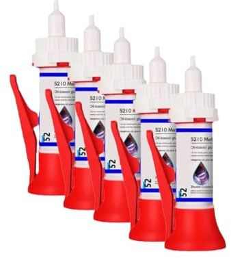Leistungsstarker Multimaterial-Reparaturklebstoff, hochfester öliger Klebstoff zum Schweißen, Rissverhinderer-Klebstoff (5PCS)