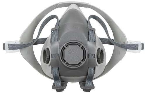 Sealey 5054630436178 Half Face Mask-Reusable-No Filters, Grey, One Size