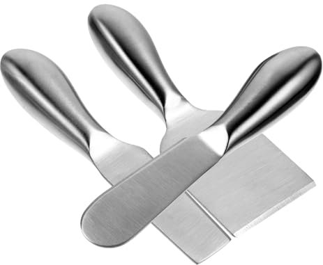 Cabilock Spatule À Fromage Domestique En Acier Inoxydable Et Épandeur De Confiture De Spatule À Fromage De Cuisine Outil De Cuisson Du Fromage 1 Ensemble
