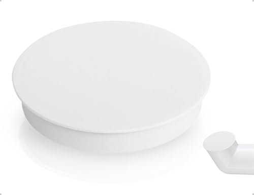 AOYEGIC copertura del tubo di ventilazione, tappo di copertura in PVC, tappo per tubi, coperchio del tubo, tappo terminale, utilizzato per uso domestico industriale (bianco, 110 mm)