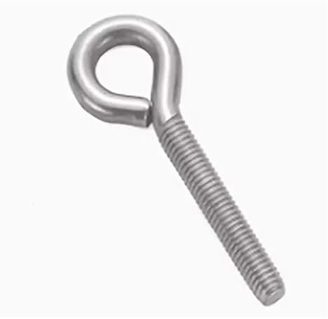 KSeSii 5-10pcs 304 vite occhio di pecora in acciaio inox vite gancio aperto/chiuso vite anello di sollevamento vite M3 M4 M5(Closed Hook,10pcs M5x25)