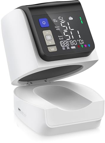 Arboleaf Upper Arm Blood Pressure Monitor, Digital Blood Pressure Machine BP Monitor for Home Use, 4-User Model, Large LED Display, Dual Power Options with USB Cable and Batteries Included