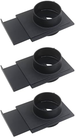 Trappe guillotine obturation tuyau OD100mm pour aspiration menuiserie ABS buse à tirette d'obturation aspirateur à copeaux bois (3pcs)
