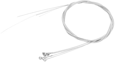 LIFKOME Juego De 6 Cuerdas De Guitarra Clásica Plateadas De Metal Anticorrosivas, Kit De Reemplazo Para Guitarra Acústica, Cuerdas Suaves y Duraderas Para Uso Musical Profesional y Amateur