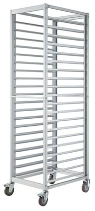 kitchen trolley Bun Pan Bakery Rack, Aluminum Storage Trolley for Food Trays, Commercial Kitchen Cooling Cart