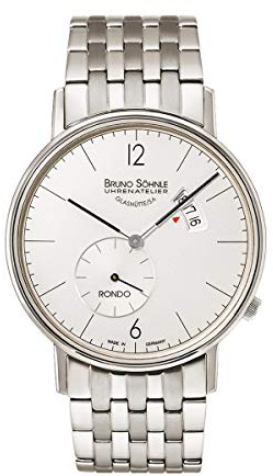 Bruno Söhnle Unisex Analog Quarz Uhr mit Edelstahl Armband 17-13182-242