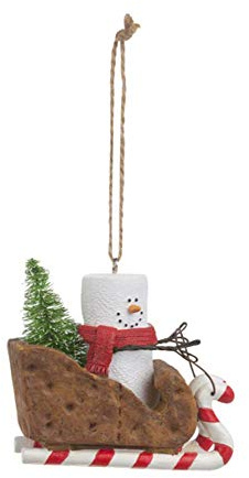 Ganz MX179708 S'Mores Graham Knallbonbon, zum Aufhängen, 7,6 cm Höhe, mehrfarbig
