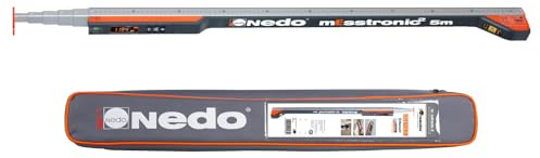 Nedo Teleskopmeter mEsstronic mit Bluetooth Messlatte 1050-5000mm mit Libelle