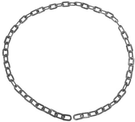 GARVALON Halloween-Kunststoffkette 39 Zoll Lange Fake Stahl Kette Für Gruselige Party-Dekoration Und Cosplay Zubehör