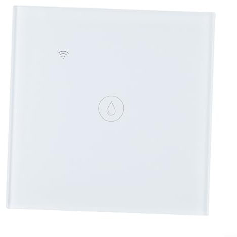 Zeroupshop Interrupteur tactile Wifi pour chauffe-eau, minuteur 40 A, pour chauffe-eau, climatiseurs et autres équipements haute puissance (blanc)