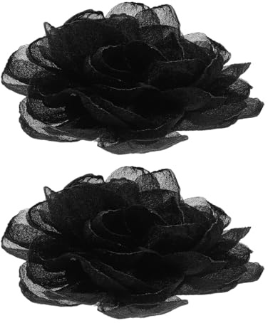 SAFIGLE Clips De Flores Para Zapatos Mujer Hebillas Desmontables Para Tacones Altos 3.74X3.74X1.37In Decoración Floral Elegante Para Bodas Y Fiestas Accesorios Versátiles De Moda 2 Piezas