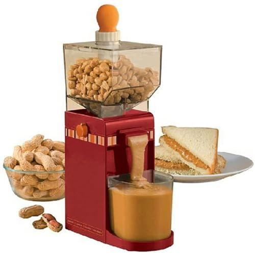 ZOCWJK Household Small Peanut Butter Machine, 120W Electric Peanut Butter Machine, 500ML Capacity, Non-Slip Base, for Peanuts, Cashews, Almonds, Hazelnuts(