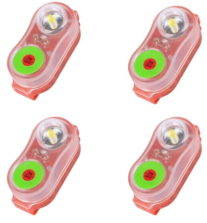 Gilet di Salvataggio, Luce A LED, Giubbotto Salvavita Flash, per Sopravvivenza in Acqua di Emergenza (4 PCS)