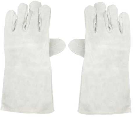 SOPOTUTU Guantes para Soldadura Resistentes al Calor con Doble Capa Gruesa Protección Anticorte y Diseño Antideslizante para Trabajos Industriales y Bricolaje