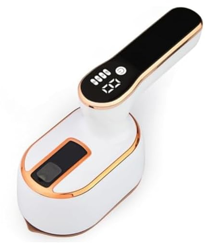 Koolenry Plancha de Vapor de Viaje de 1000 W para Ropa, Minimáquina de Planchado A Vapor LED de Mano, Tamaño Pequeño, con Enchufe Europeo.